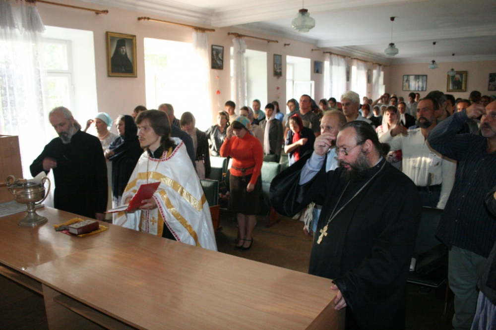 Водосвятный молебен на начало учебного 2009 года